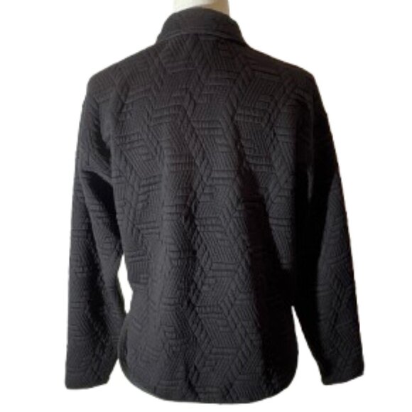 Champion Women's XS Quilted Lightweight Black Snap Jacket - Picture 2 of 11